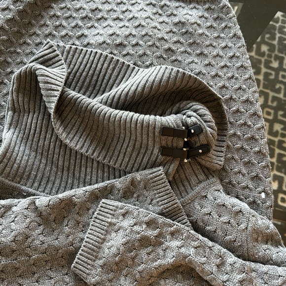 CALVIN KLEIN SWEATER DRESS IN GRAY COLOR - Picture 5 of 5